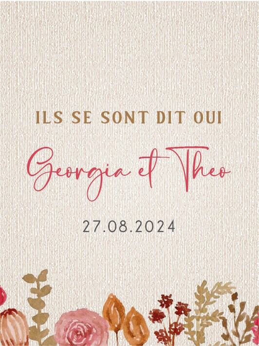 Personalized wine label, Personalized champagne label, Personalized bottle label, Wedding announcement