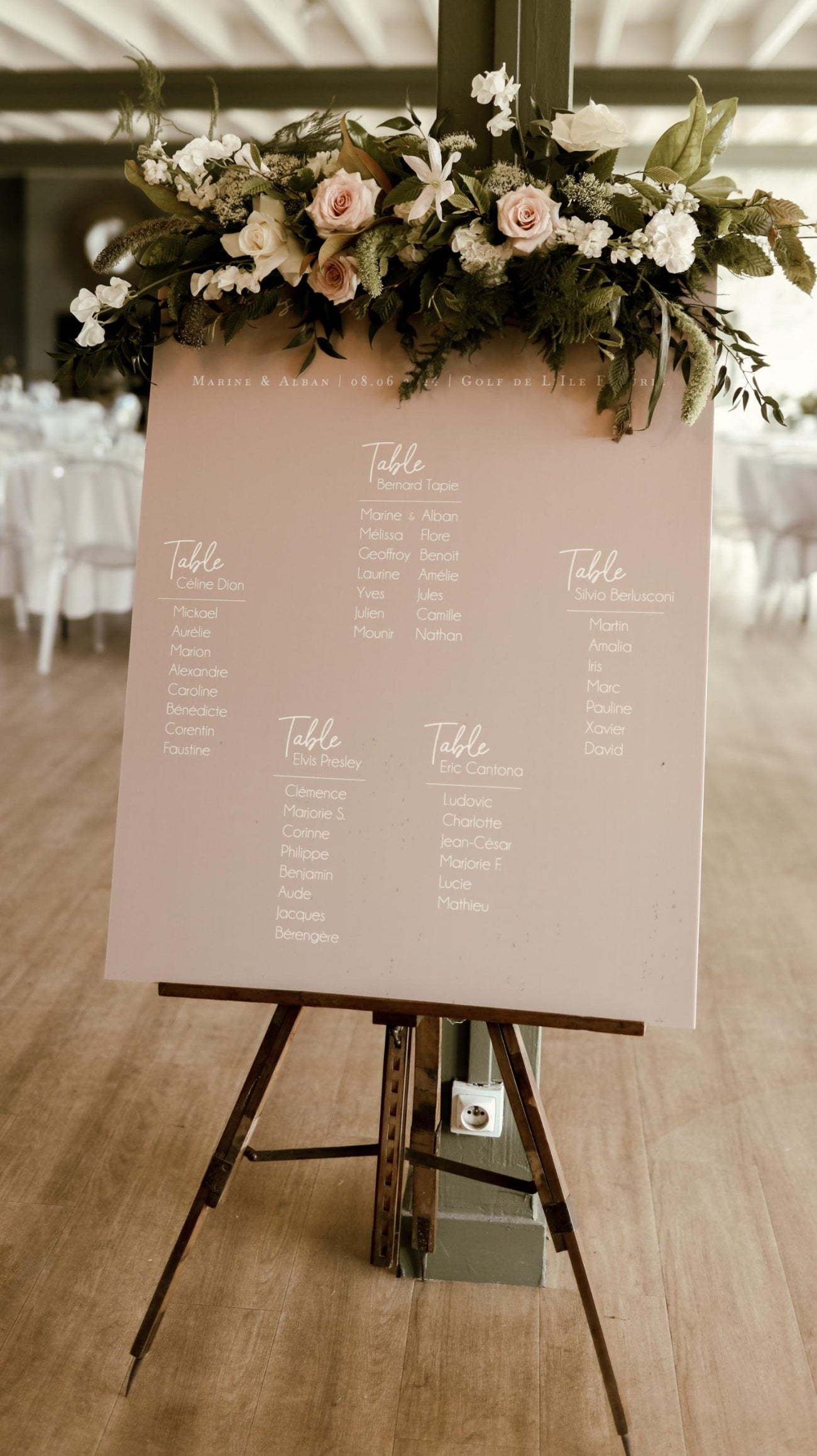 Table plan, Color Love Collection