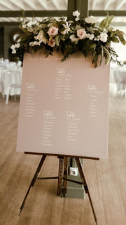 Table plan, Color Love Collection