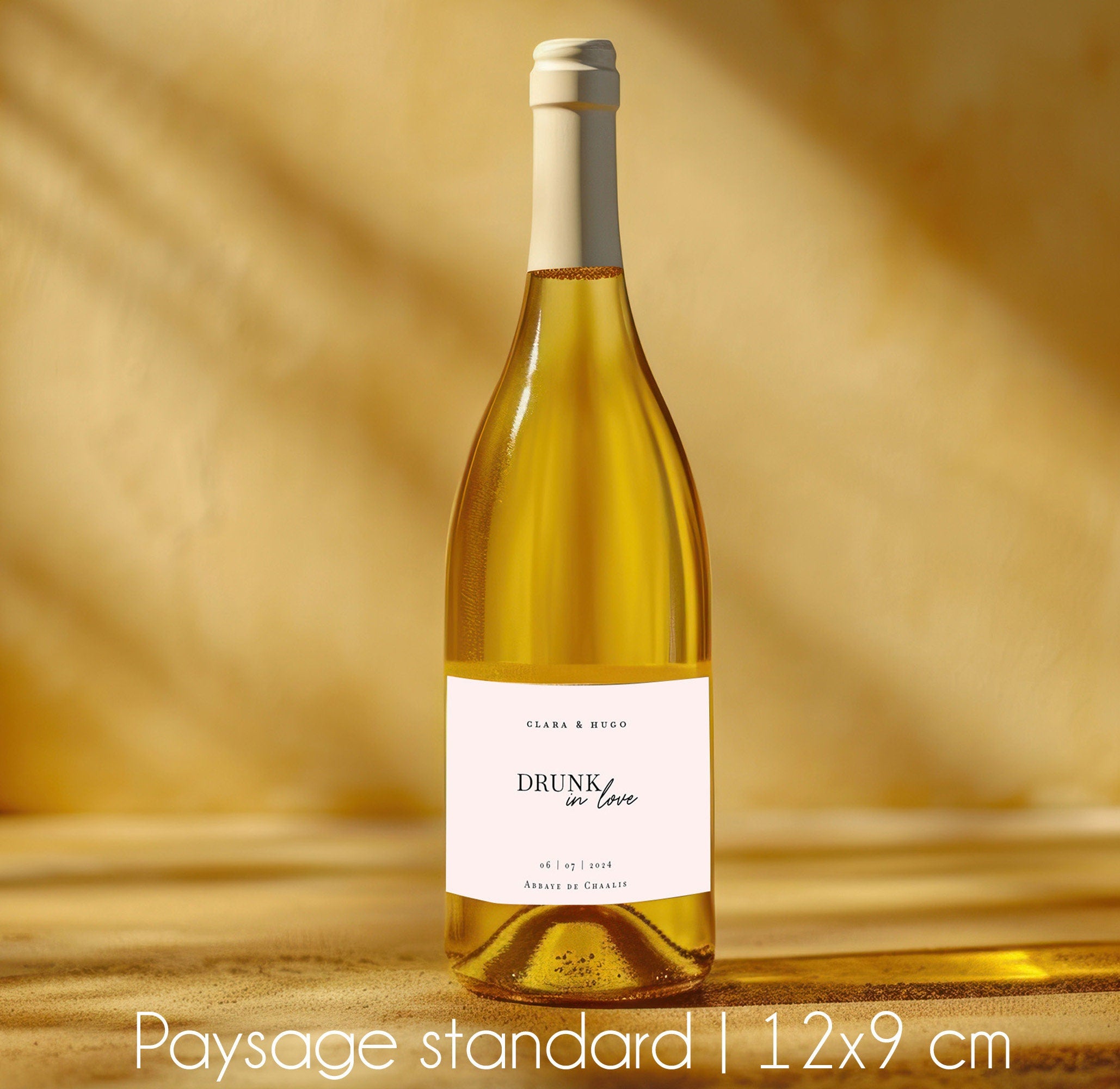 Personalized label - Bottle sticker - Personalized label sets - Gift for wedding witnesses