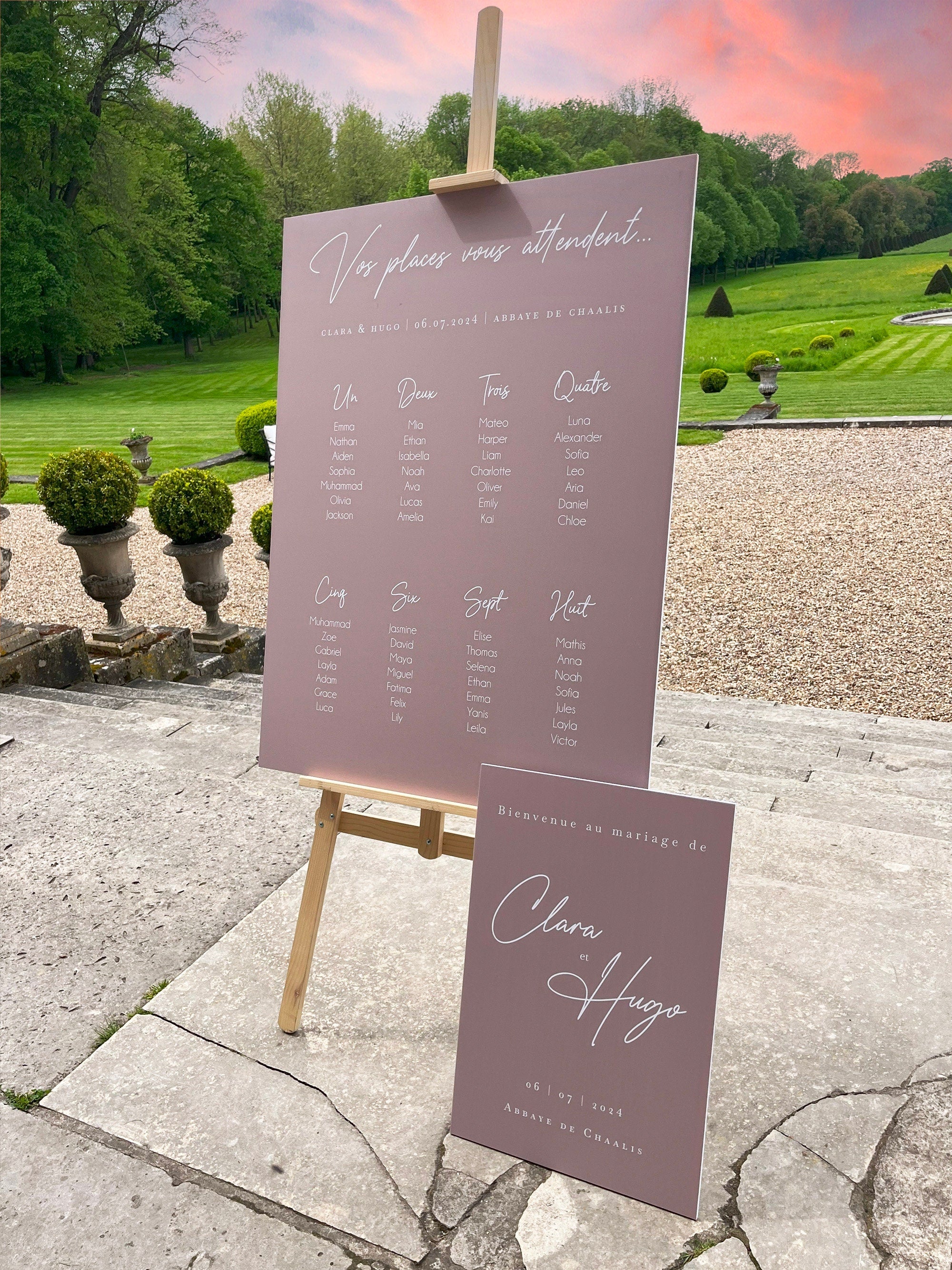 Table plan, Color Love Collection