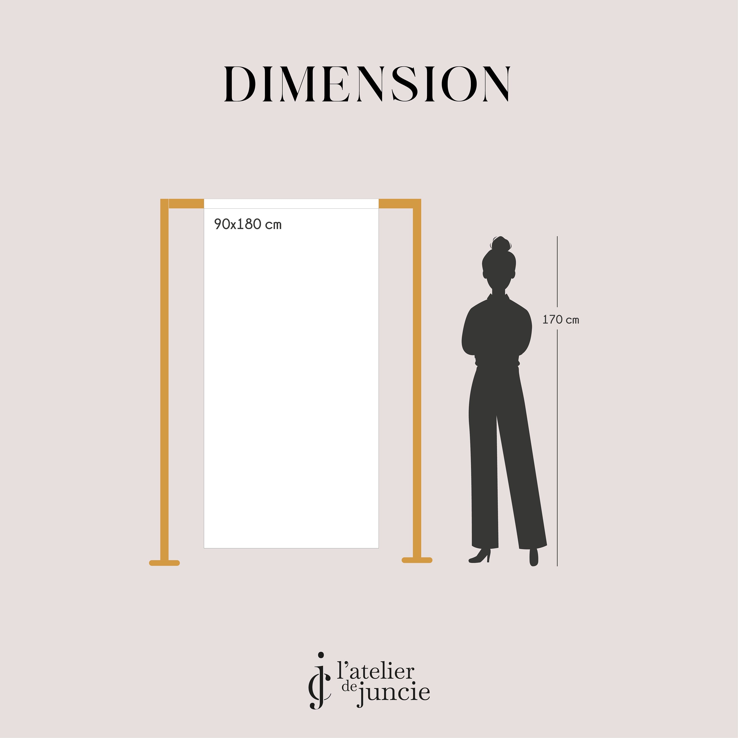 Visuel format plan table tissu.