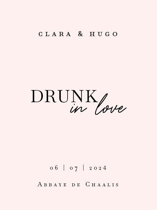 Personalized label - Bottle sticker - Personalized label sets - Gift for wedding witnesses