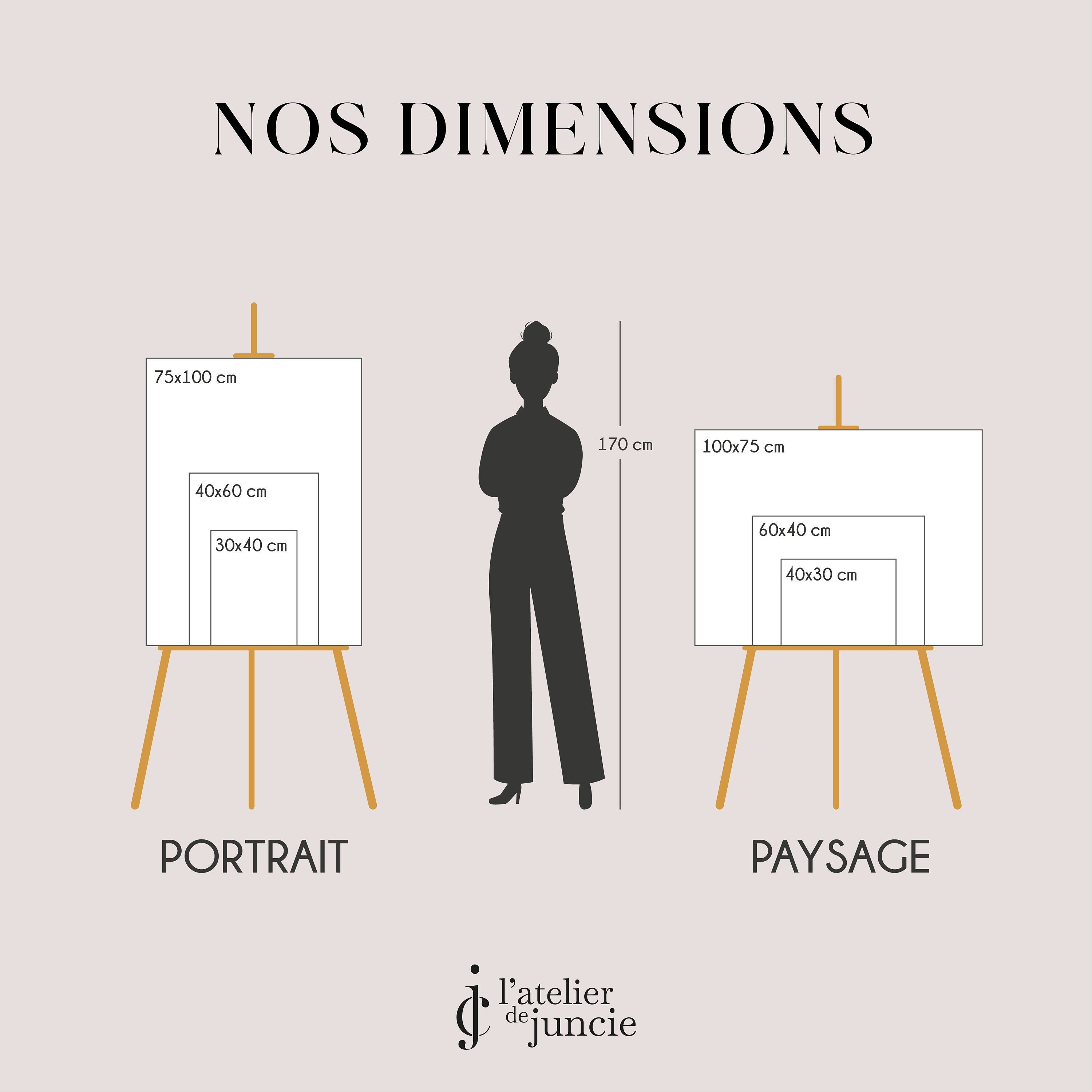 Ce visuel présente les différents formats de panneaux proposés.