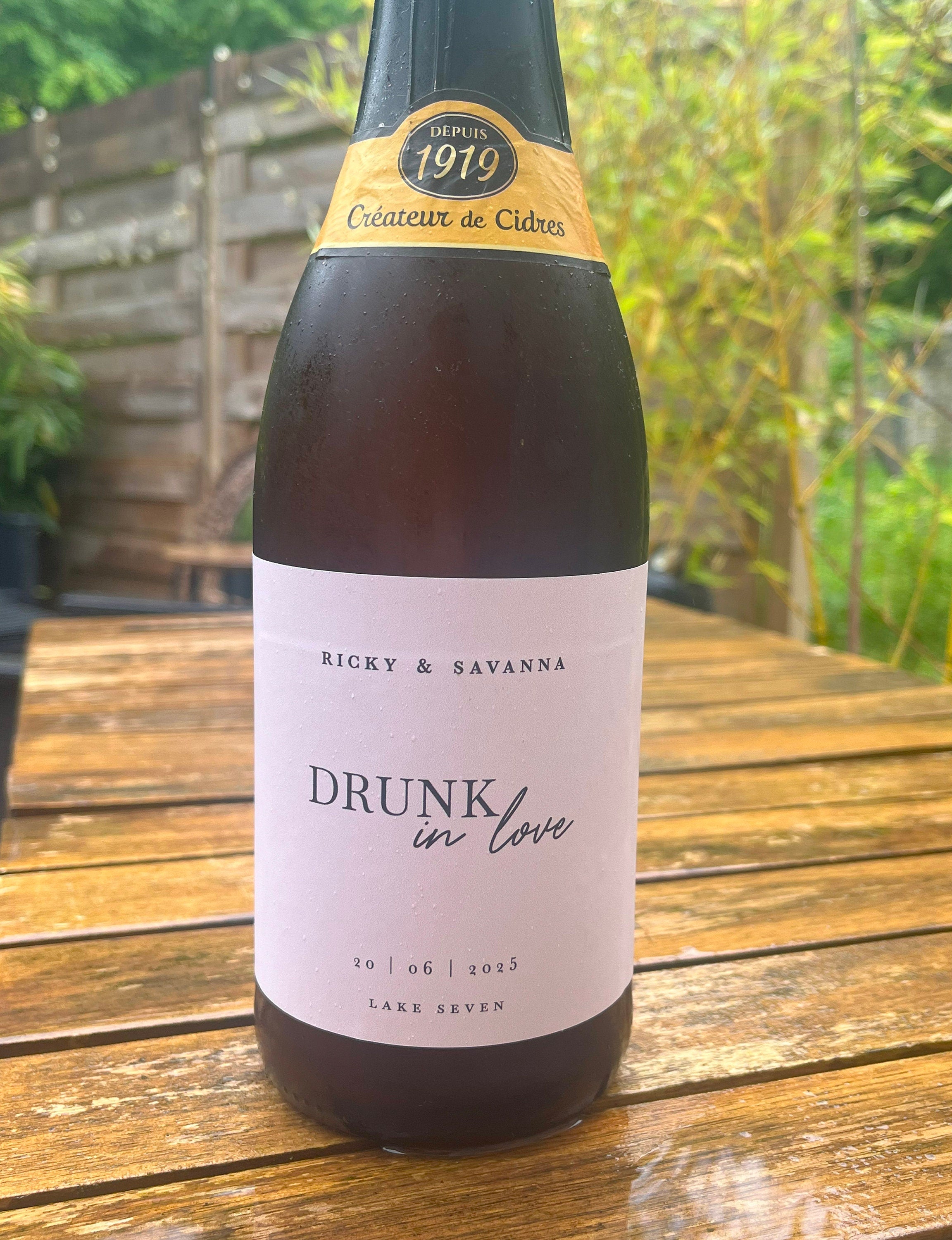 Personalized label - Bottle sticker - Personalized label sets - Gift for wedding witnesses