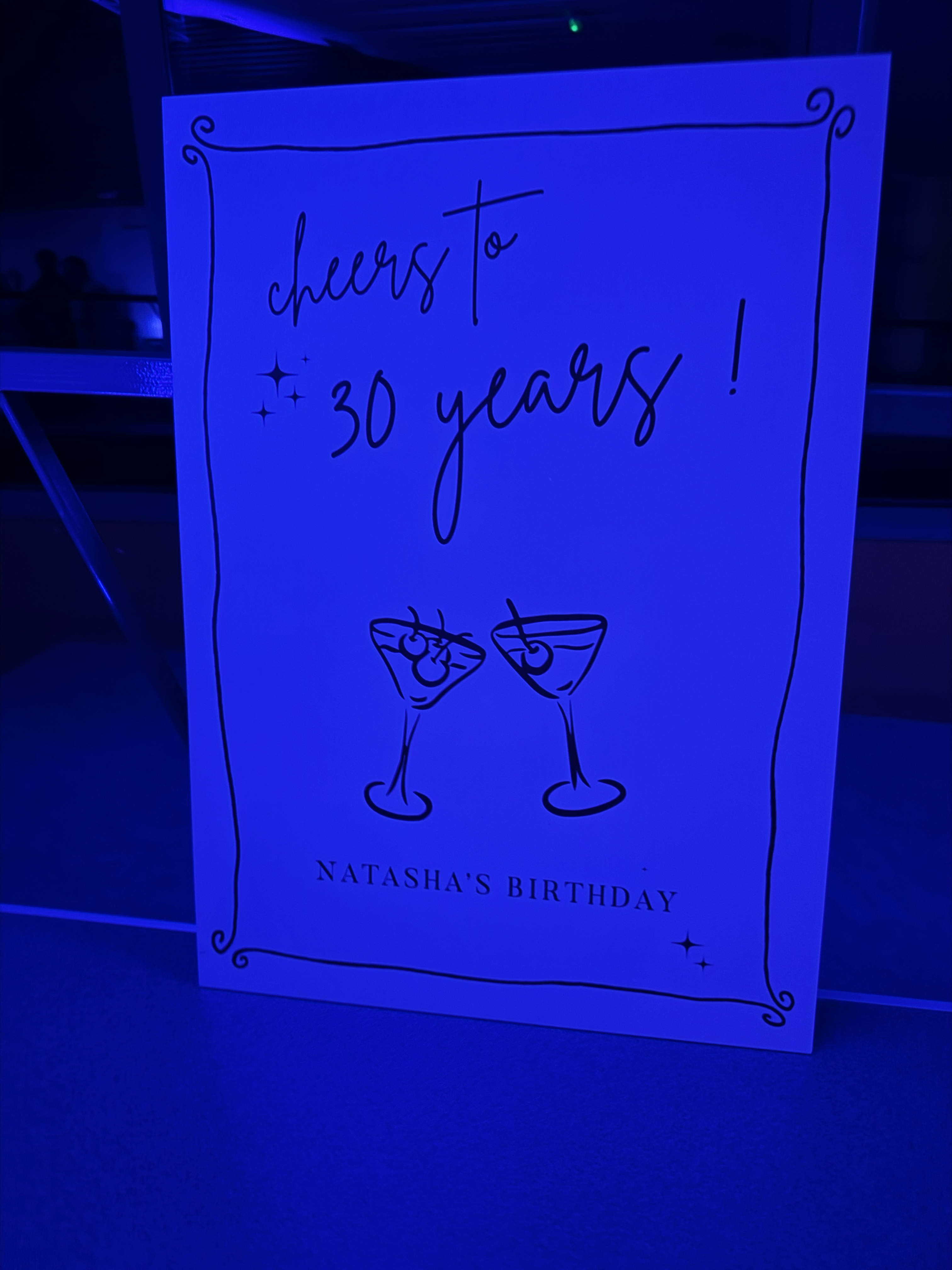 Cheers Birthday Sign, Mood Collection