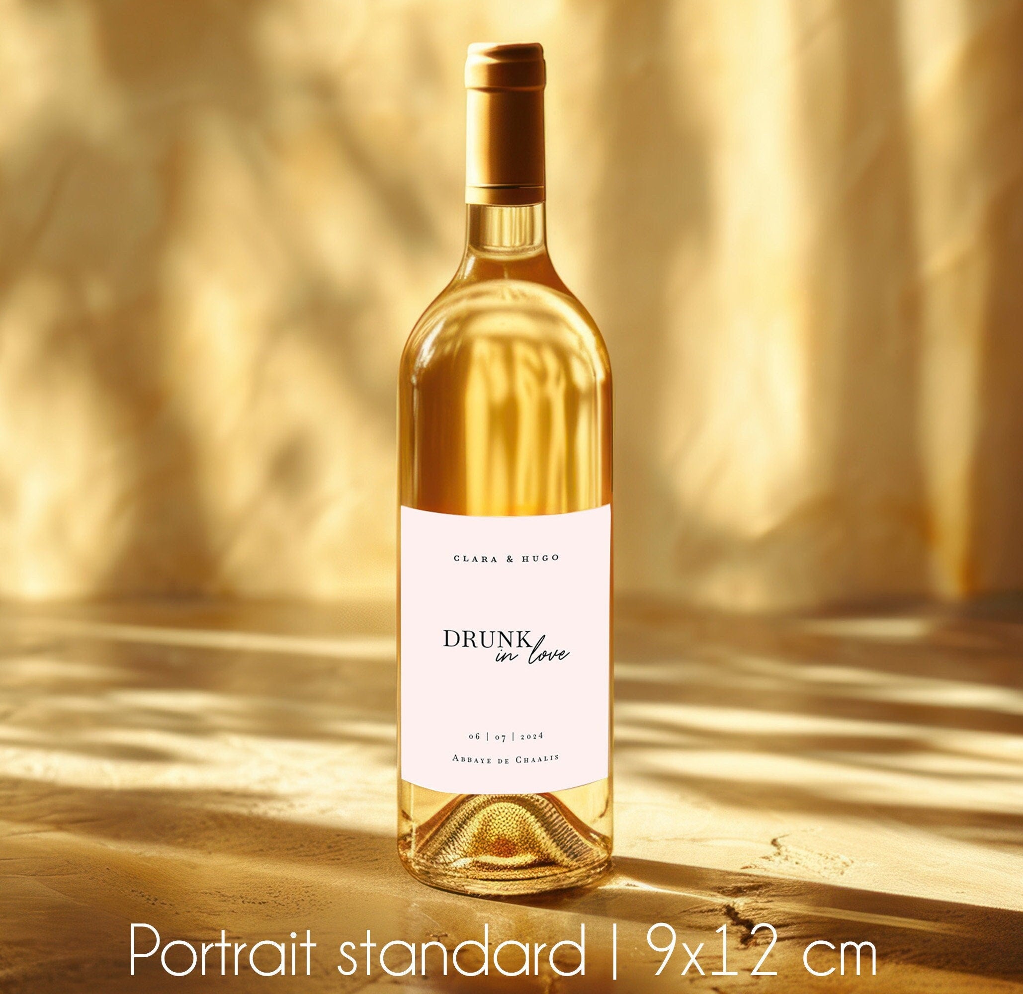 Personalized label - Bottle sticker - Personalized label sets - Gift for wedding witnesses