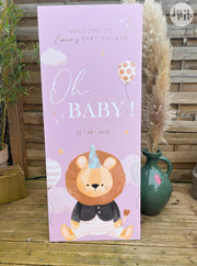 XL Baby Shower Welcome Sign