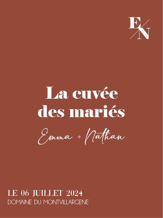 Vinyl bottle label, Bottle sticker, Personalized label sets, Gift for wedding witnesses, Gift for future brides and grooms