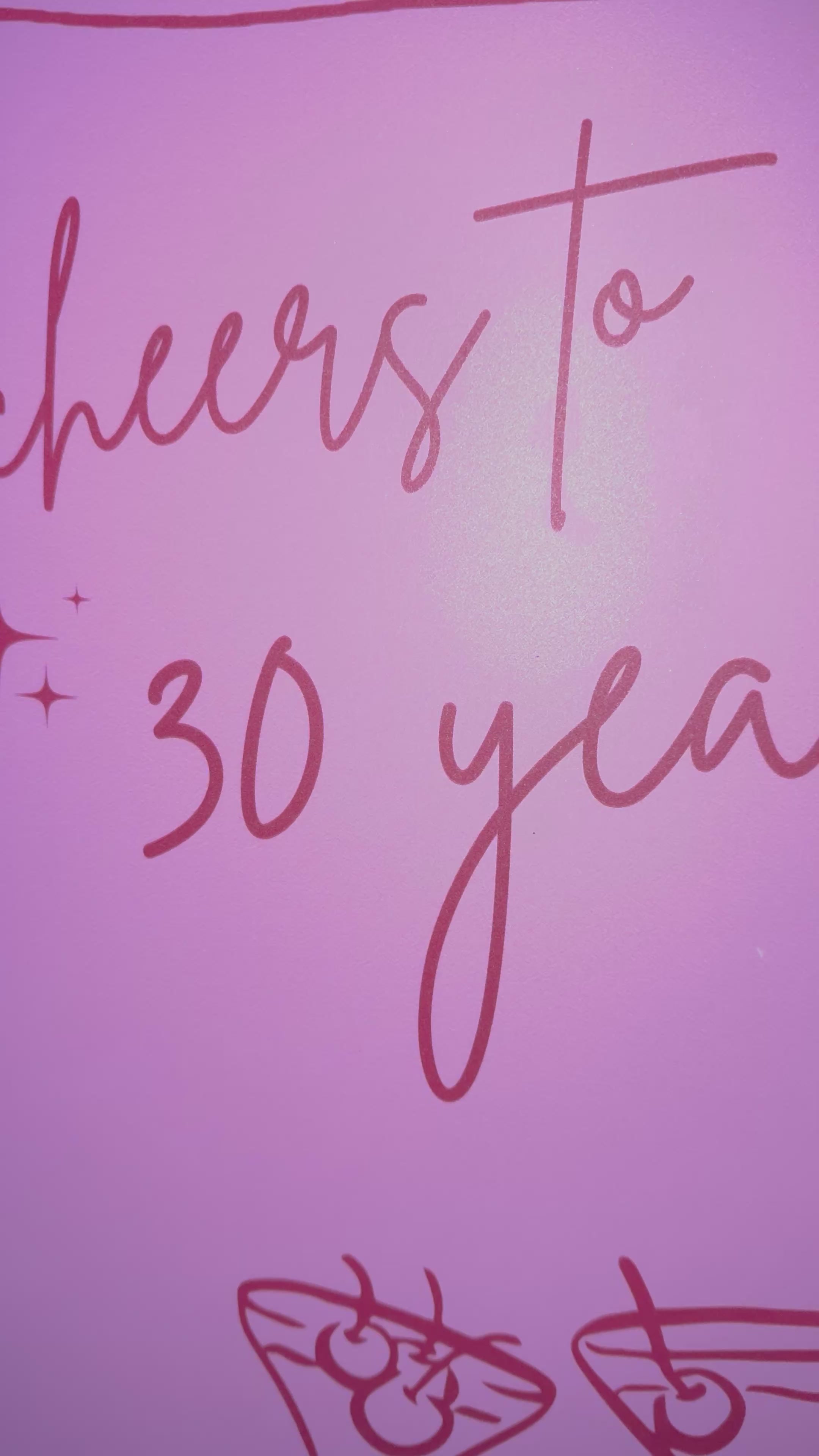 Load video: Cheers Birthday Sign, Mood Collection