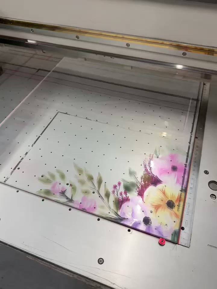 Load video: Plexiglass Wedding Welcome Sign, Bloom Collection